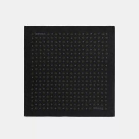Noktalı Kalp Desenli İpek Bandana