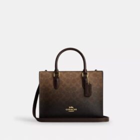 Ombre Signature Canvas’lı Maggie Küçük Tote Çantası