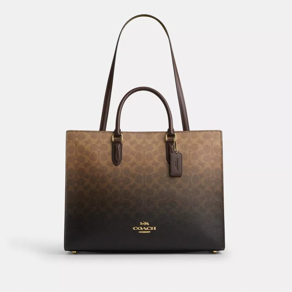 Ombre Signature Canvas Maggie Tote Çantası