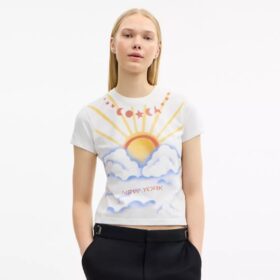 Organik Pamuktan Üretilmiş Airbrush 90’S Fit Tişört