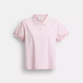 Organik Pamuktan Üretilmiş Coach Script Shrunken Polo Tişört