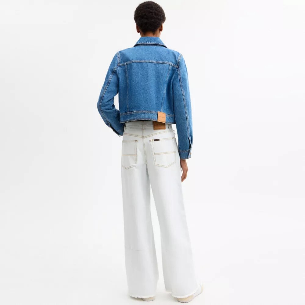 Organik Pamuktan Üretilmiş Denim İş Kıyafeti Pantolonu