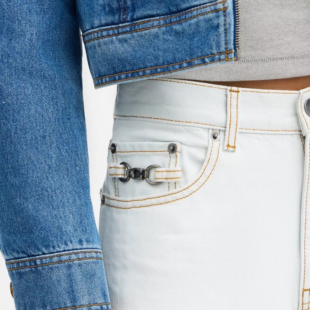 Organik Pamuktan Üretilmiş Denim İş Kıyafeti Pantolonu