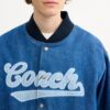 Organik Pamuktan Üretilmiş Denim Varsity Ceket