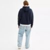 Organik Pamuktan Üretilmiş Dinozor Kolajlı Bol Kesim Kapüşonlu Sweatshirt'ler