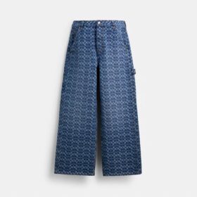 Organik Pamuktan Üretilmiş İmza Denim Marangoz Pantolonu