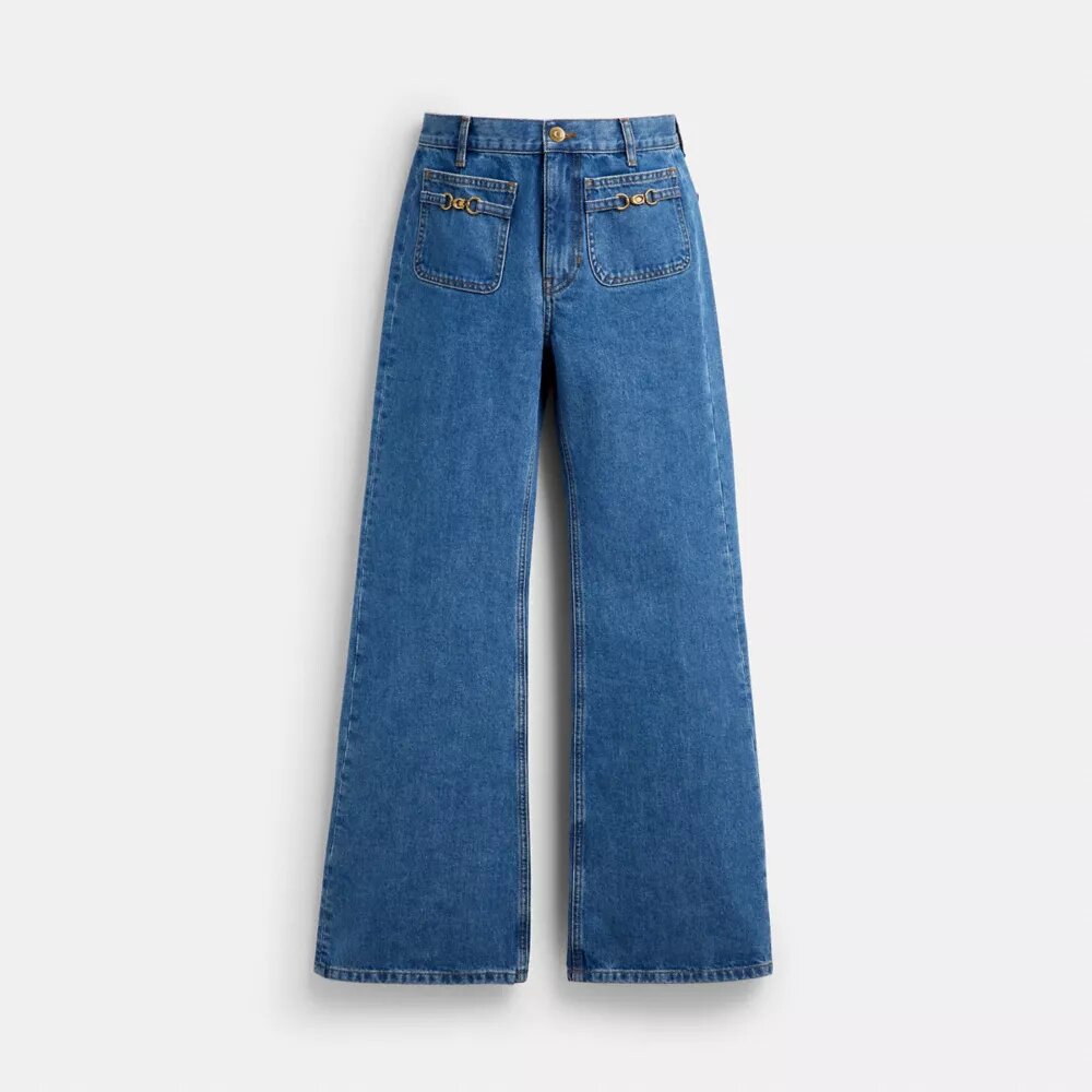 Organik Pamuktan Üretilmiş Sculpted C Denim Pantolon
