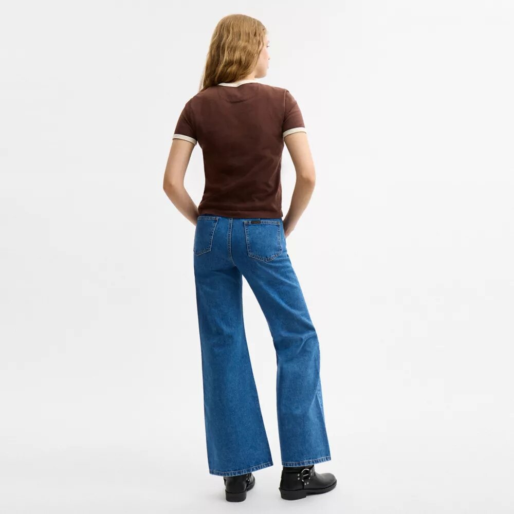 Organik Pamuktan Üretilmiş Sculpted C Denim Pantolon