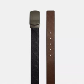Plakalı Toka, Ölçüye Göre Kesilebilir, Çift Taraflı Kemer, 38 mm
