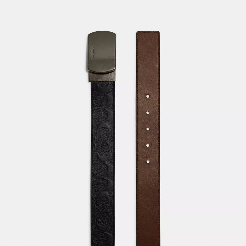 Plakalı Toka, Ölçüye Göre Kesilebilir, Çift Taraflı Kemer, 38 mm