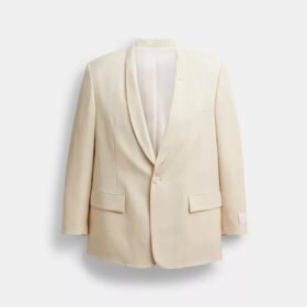 İplik Boyalı Şal Yakaları Olan Blazer Ceket