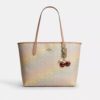 Rainbow Signature Canvas City Tote Çantası