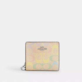 Rainbow Signature Canvas'tan Çıtçıtlı Cüzdan