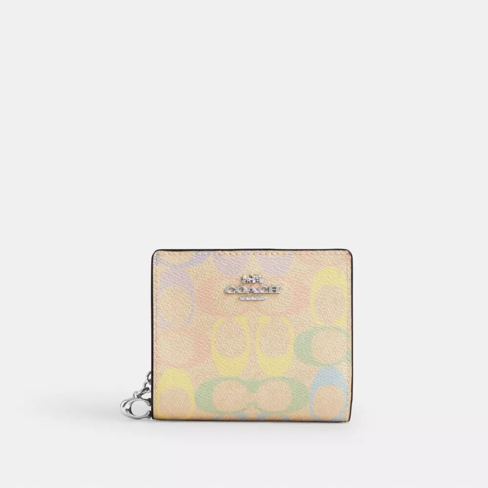 Rainbow Signature Canvas'tan Çıtçıtlı Cüzdan