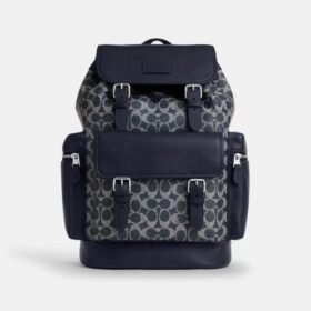 Renk Bloklu Signature Canvas Sprint Sırt Çantası
