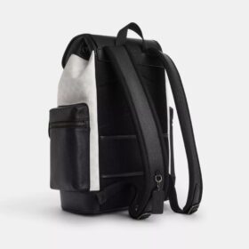 Renk Bloklu Signature Canvas Sprint Sırt Çantası
