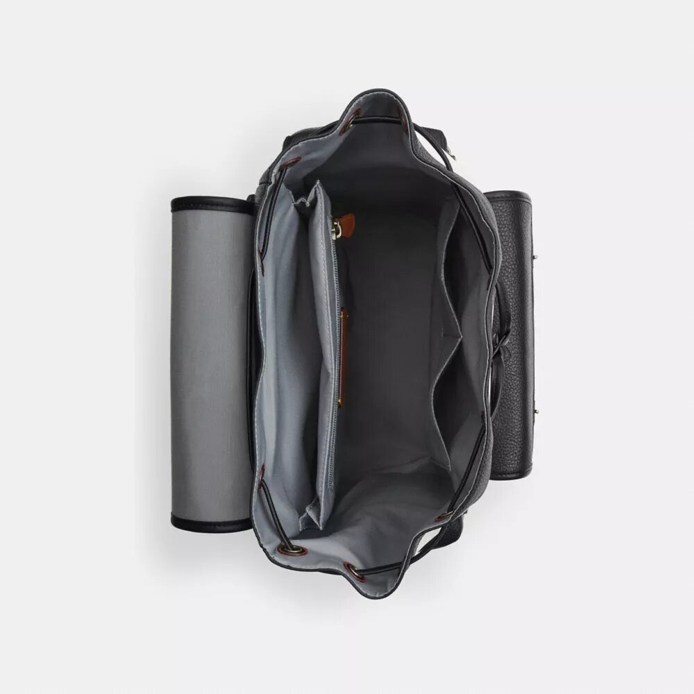 Renk Bloklu Signature Canvas Sprint Sırt Çantası