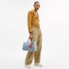 Rowan Büyük Satchel Çanta (Loved Denim ile Süsler)