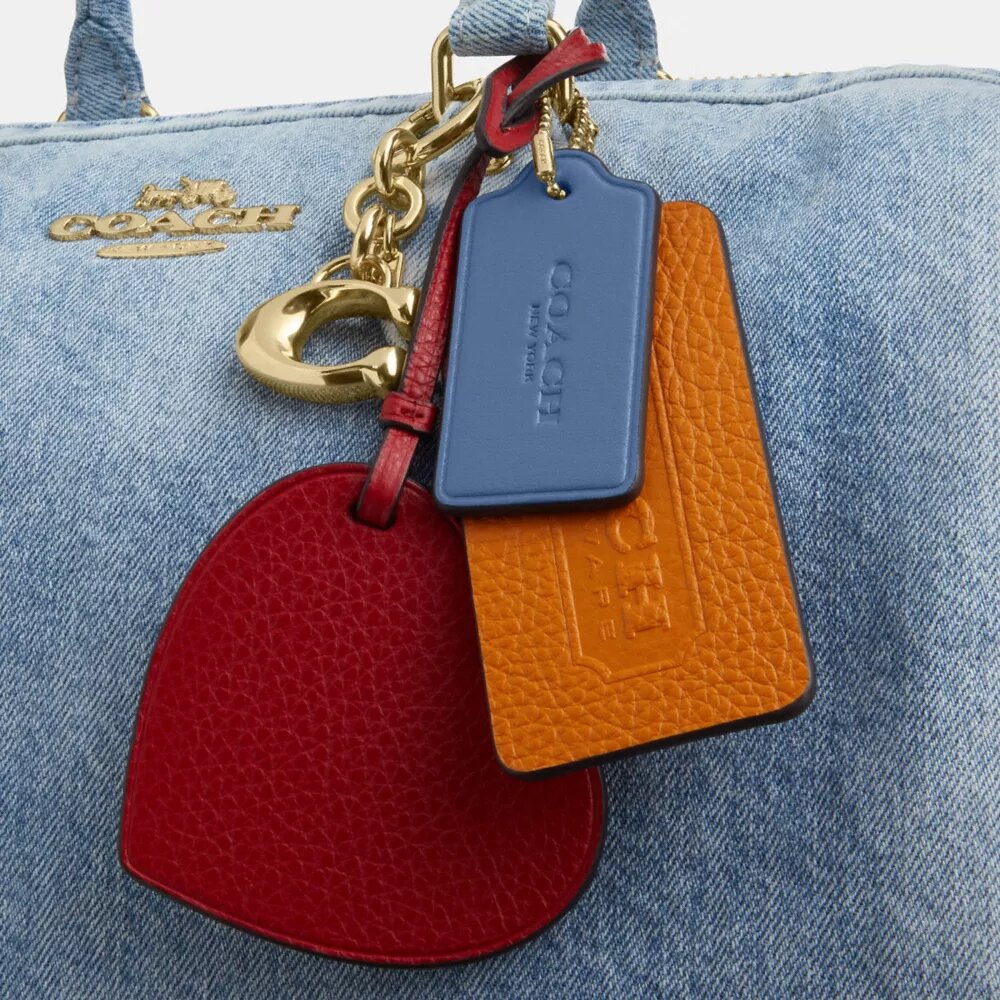 Rowan Büyük Satchel Çanta (Loved Denim ile Süsler)
