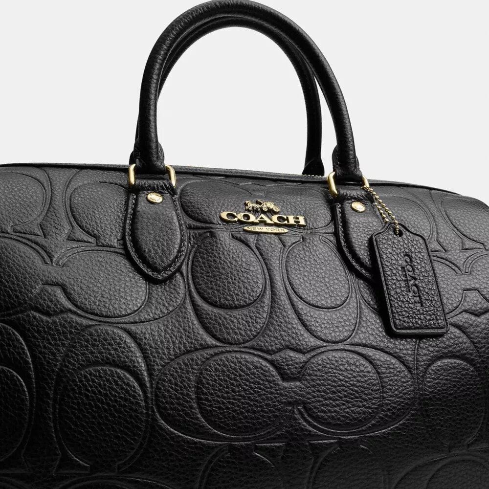 Rowan Büyük Satchel Çanta, İmza Deri