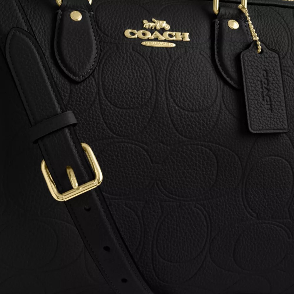 Rowan Büyük Satchel Çanta, İmza Deri