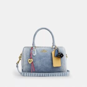 Rowan Loved Denim Satchel Çanta Süsleri