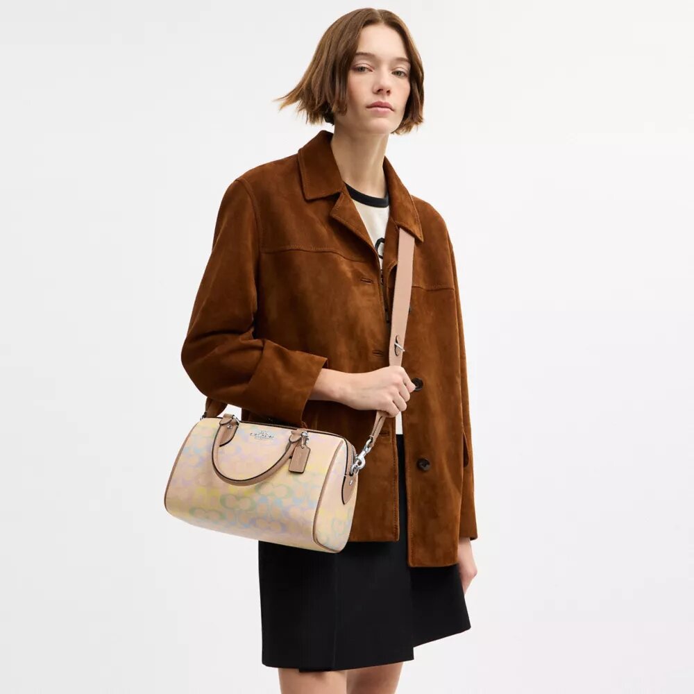 Rowan Signature Canvas Satchel Çanta