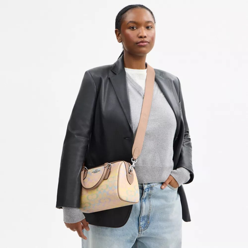 Rowan Signature Canvas Satchel Çanta