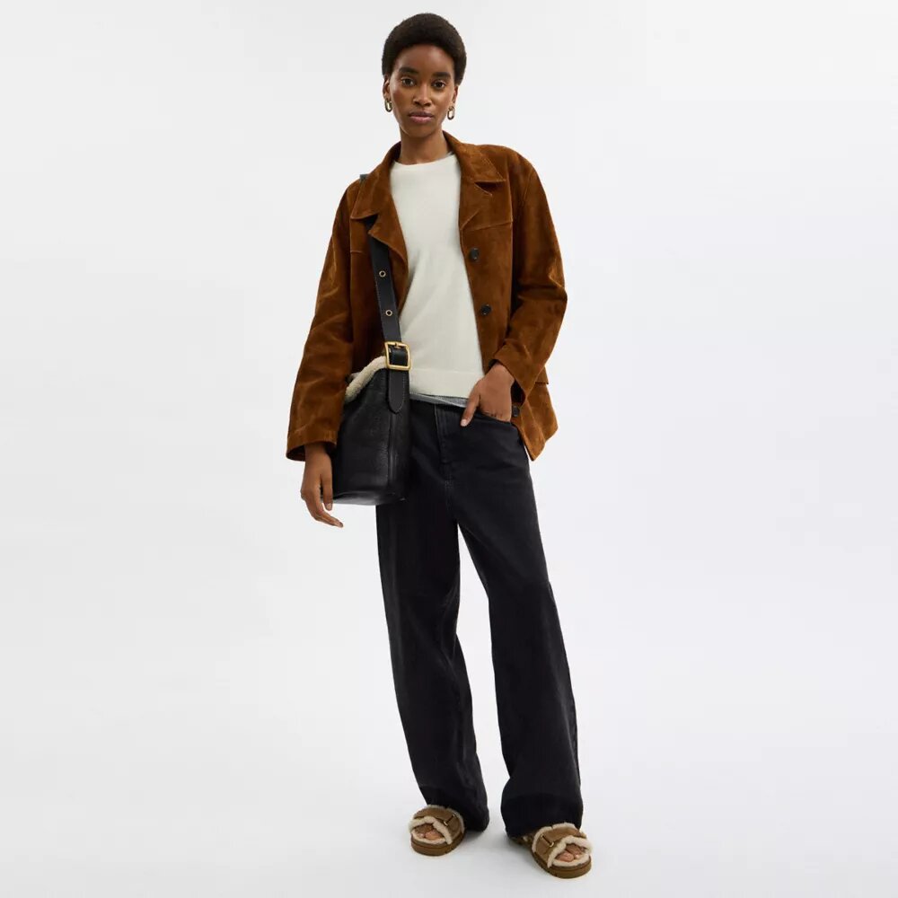 Shearling Bleecker Kova Çanta