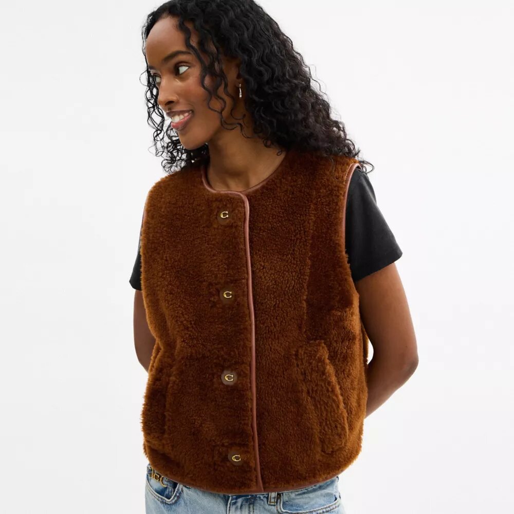 Shearling Yelek
