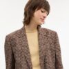 Signature C Ekose Tek Düğmeli Blazer