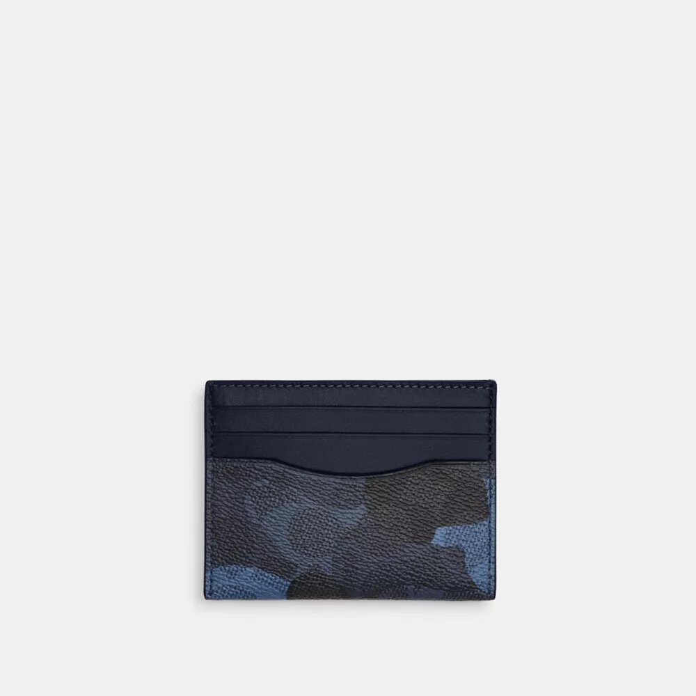 Signature Camo Desenli İnce Kimlik Kartı Kılıfı