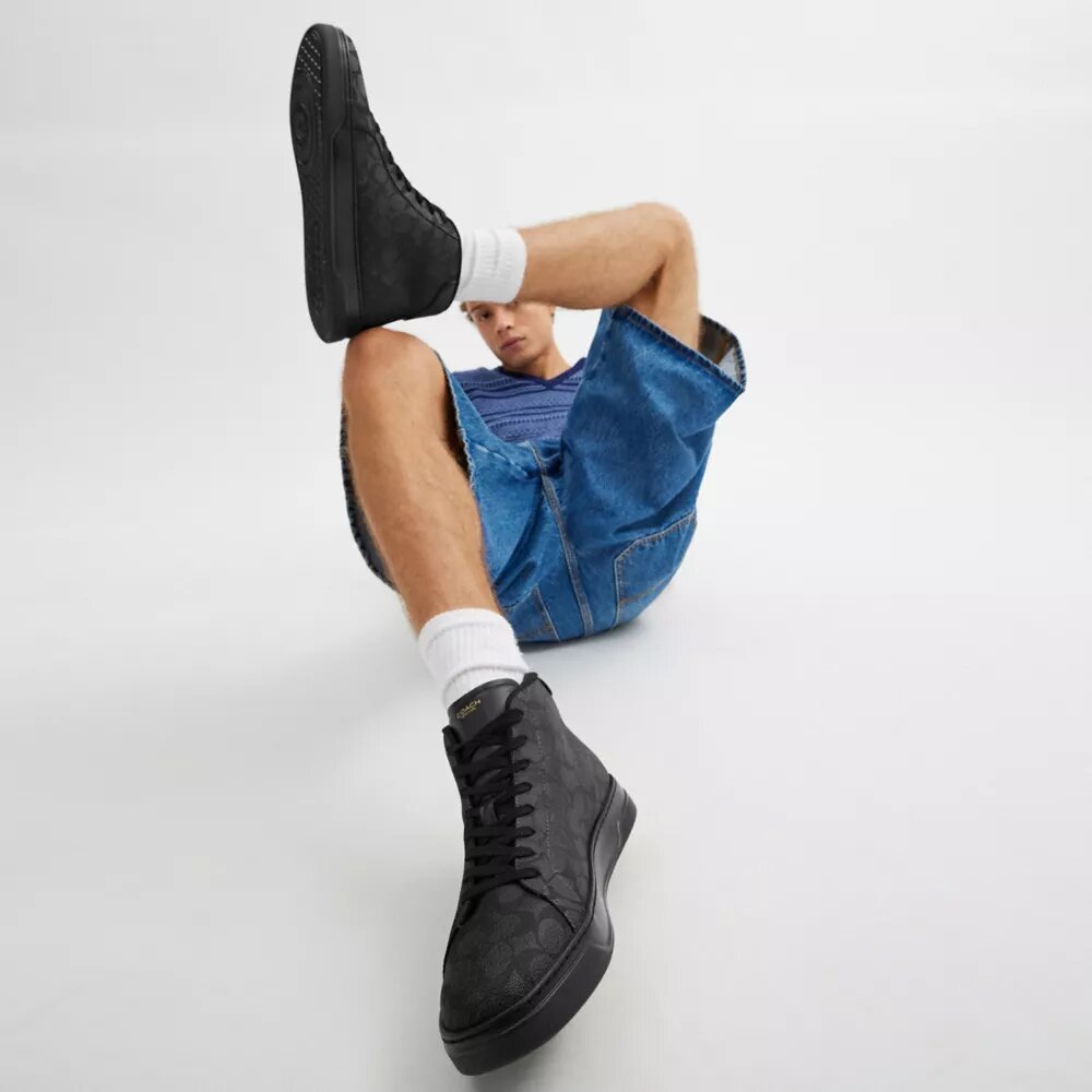 Signature Canvas Bilekli Sneaker'lar