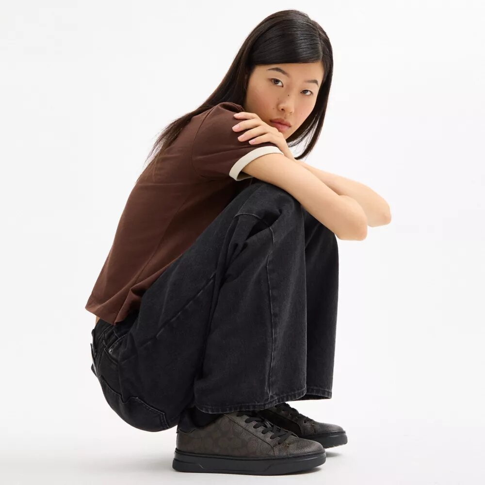 Signature Canvas Bilekli Sneaker'lar
