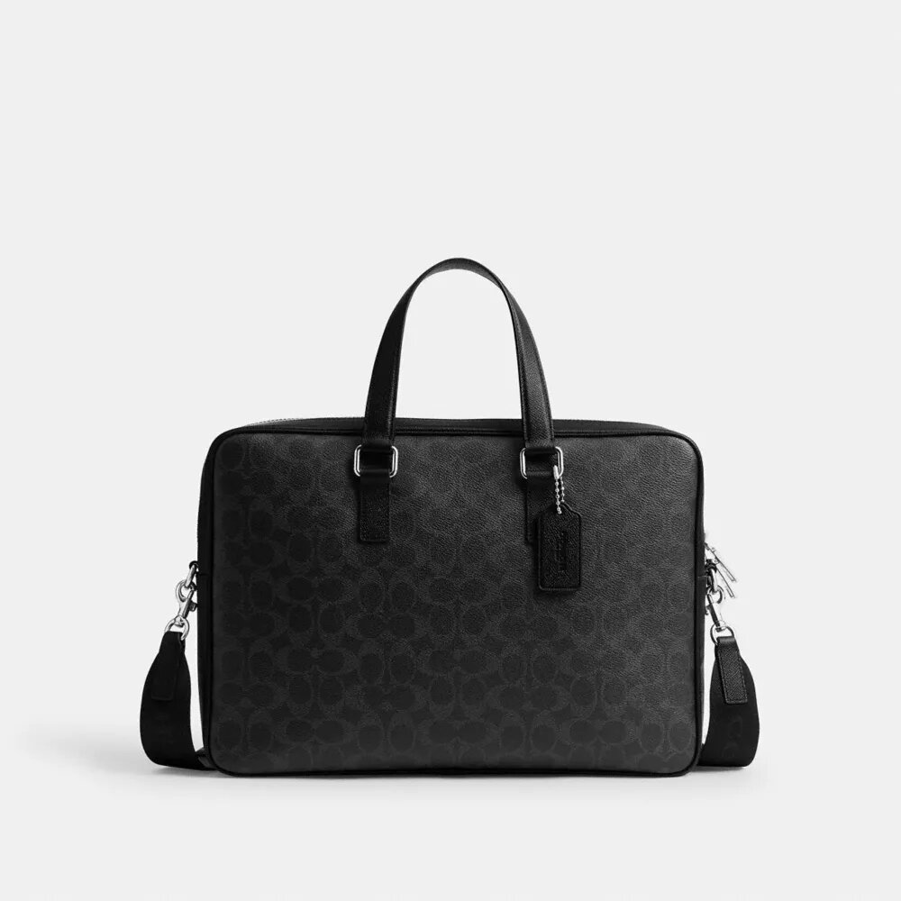 Signature Canvas Caden Brief Çanta