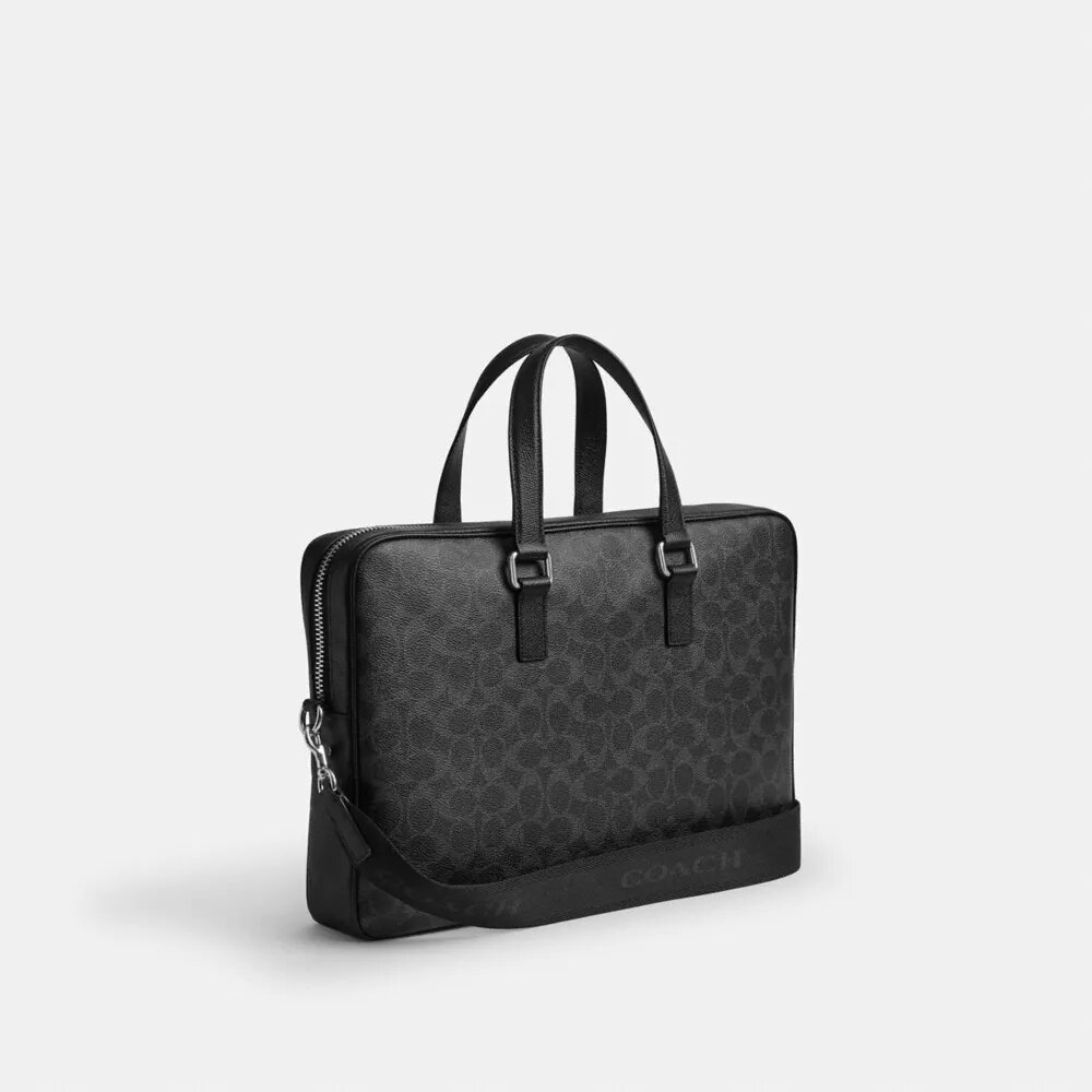 Signature Canvas Caden Brief Çanta
