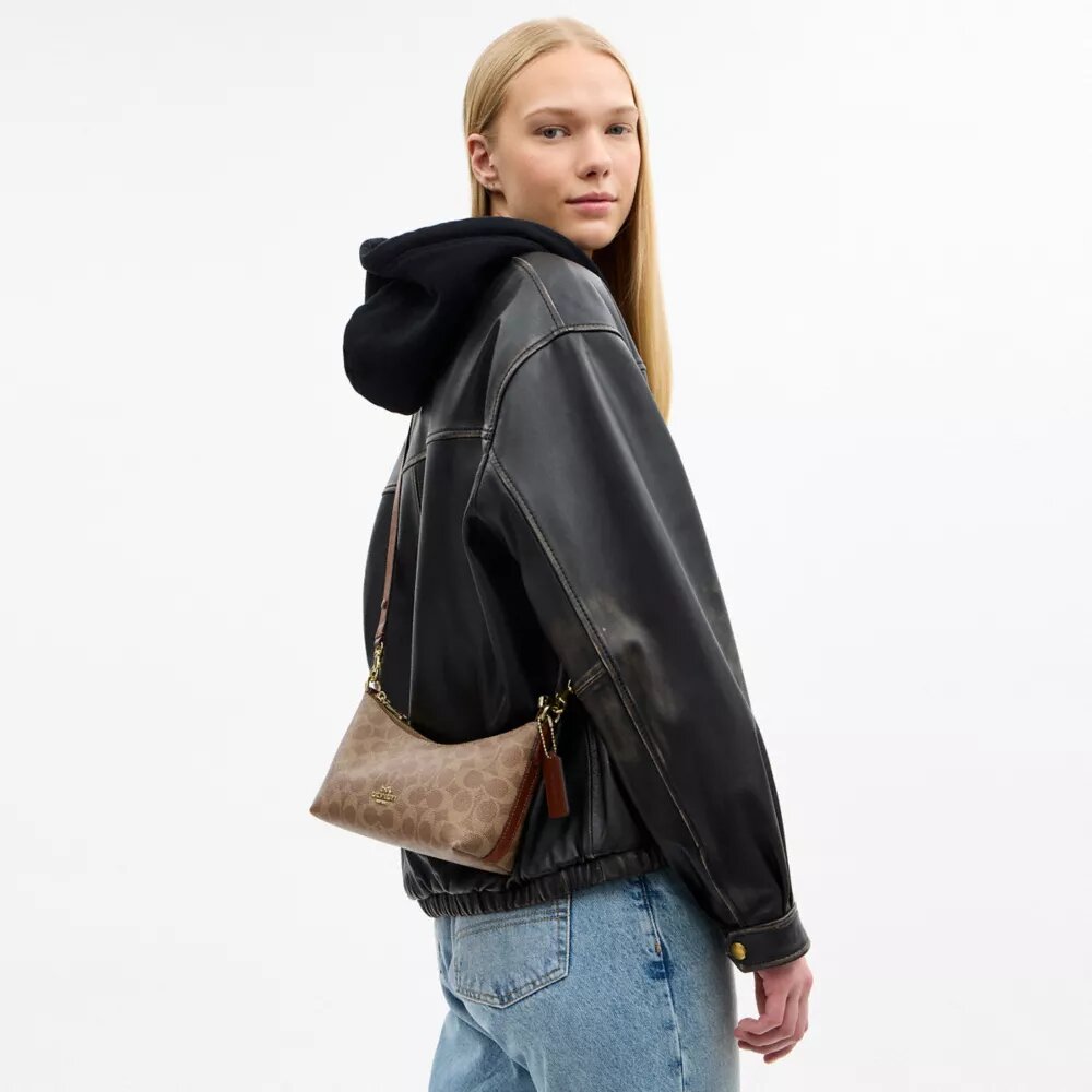 Signature Canvas Caitlin Omuz Çantası