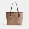 Signature Canvas City Tote Çantası