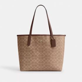 Signature Canvas City Tote Çantası