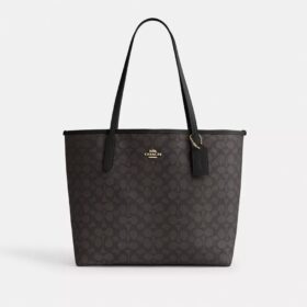 Signature Canvas City Tote Çantası