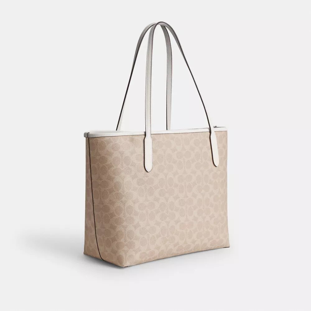 Signature Canvas City Tote Çantası