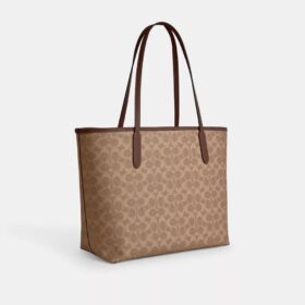 Signature Canvas City Tote Çantası