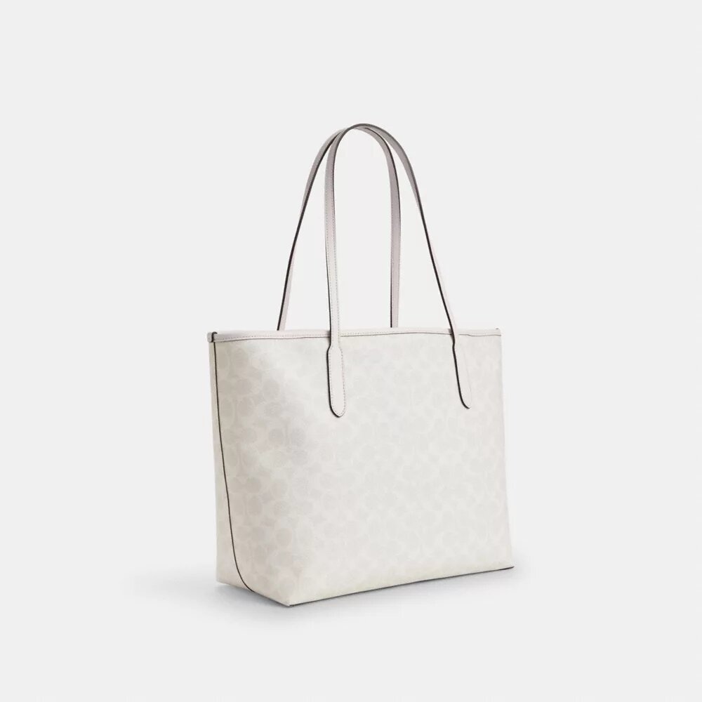 Signature Canvas City Tote Çantası