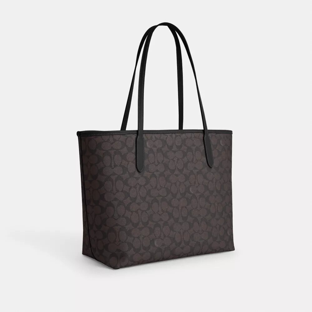 Signature Canvas City Tote Çantası