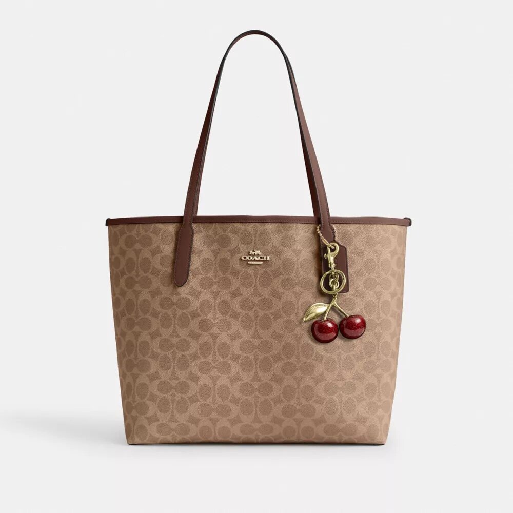 Signature Canvas City Tote Çantası