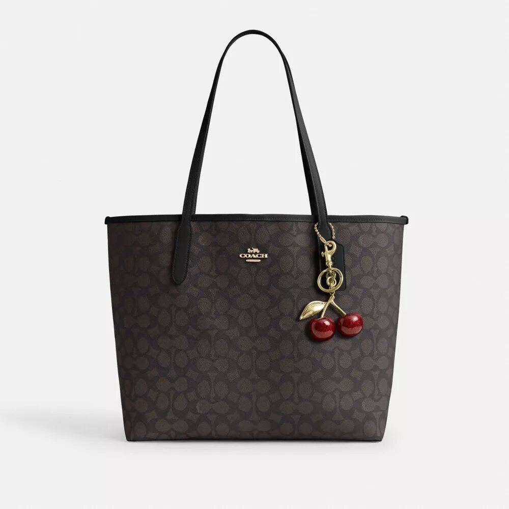 Signature Canvas City Tote Çantası