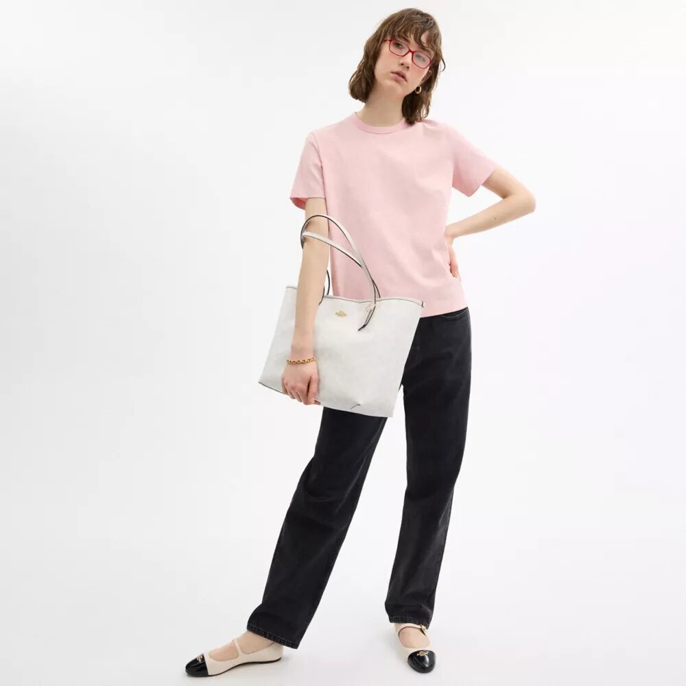 Signature Canvas City Tote Çantası