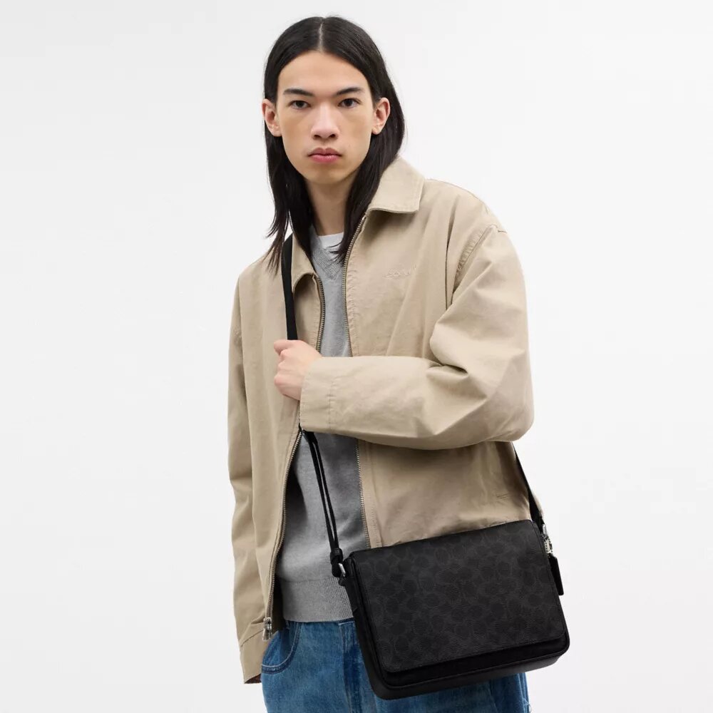 Signature Canvas Jack Messenger Çanta