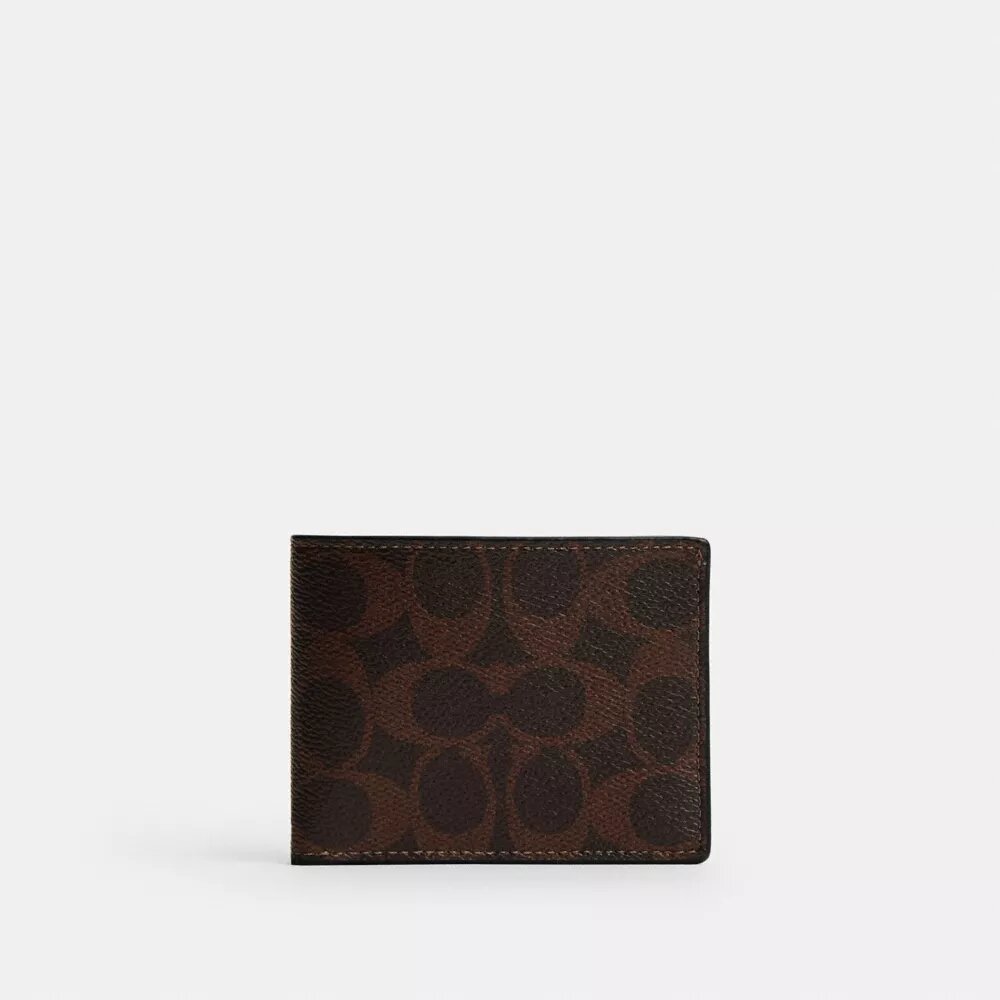 Signature Canvas’lı İnce Cüzdan