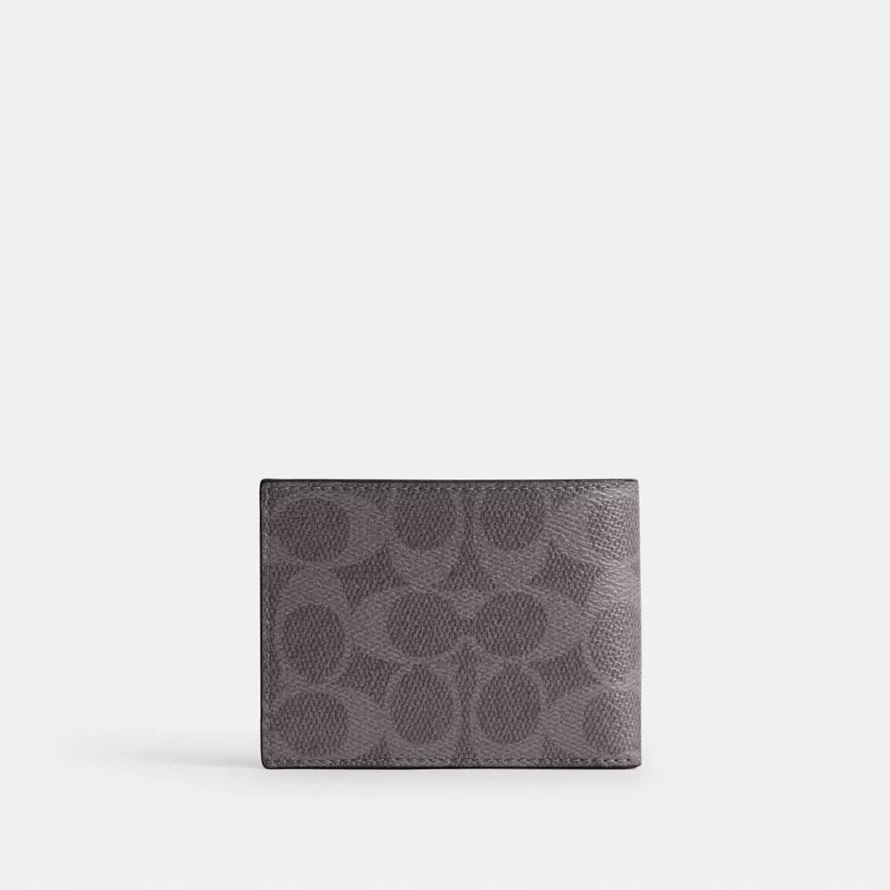 Signature Canvas’lı İnce Cüzdan